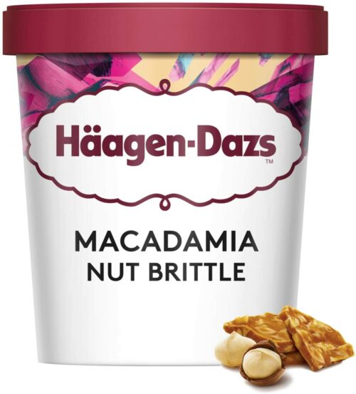 Häagen-Dazs vanille et noix de macadamia