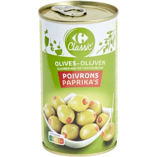 Olives aux poivrons