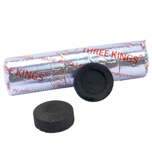 Charbon à chicha auto-allumant (Boîte de 10 rouleaux de 10)